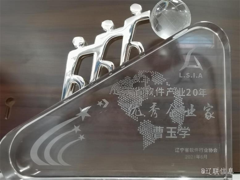 遼聯信息榮獲遼寧省軟件行業協會二十年表彰多項榮譽3.jpg
